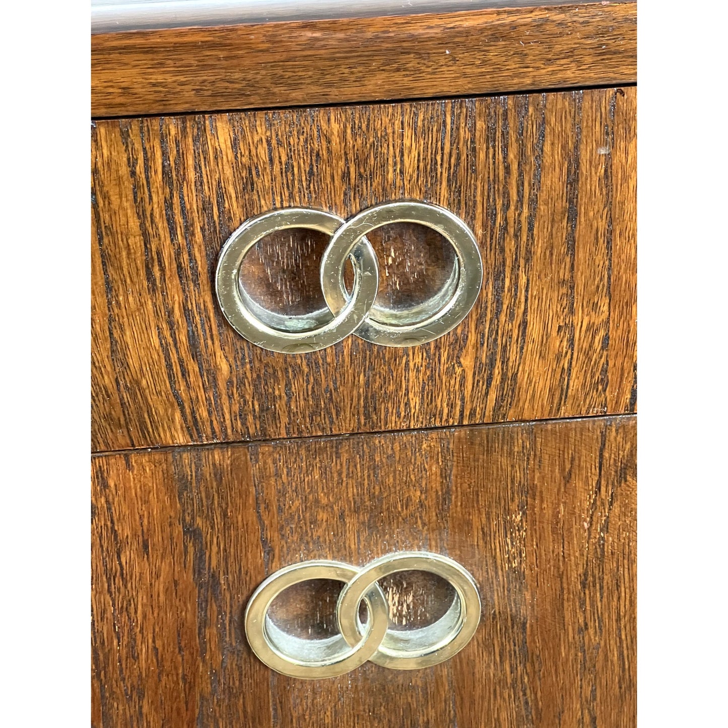 Vintage Mid-Century Modern Michael Taylor For Baker Furniture Walnut Six Drawer Chest