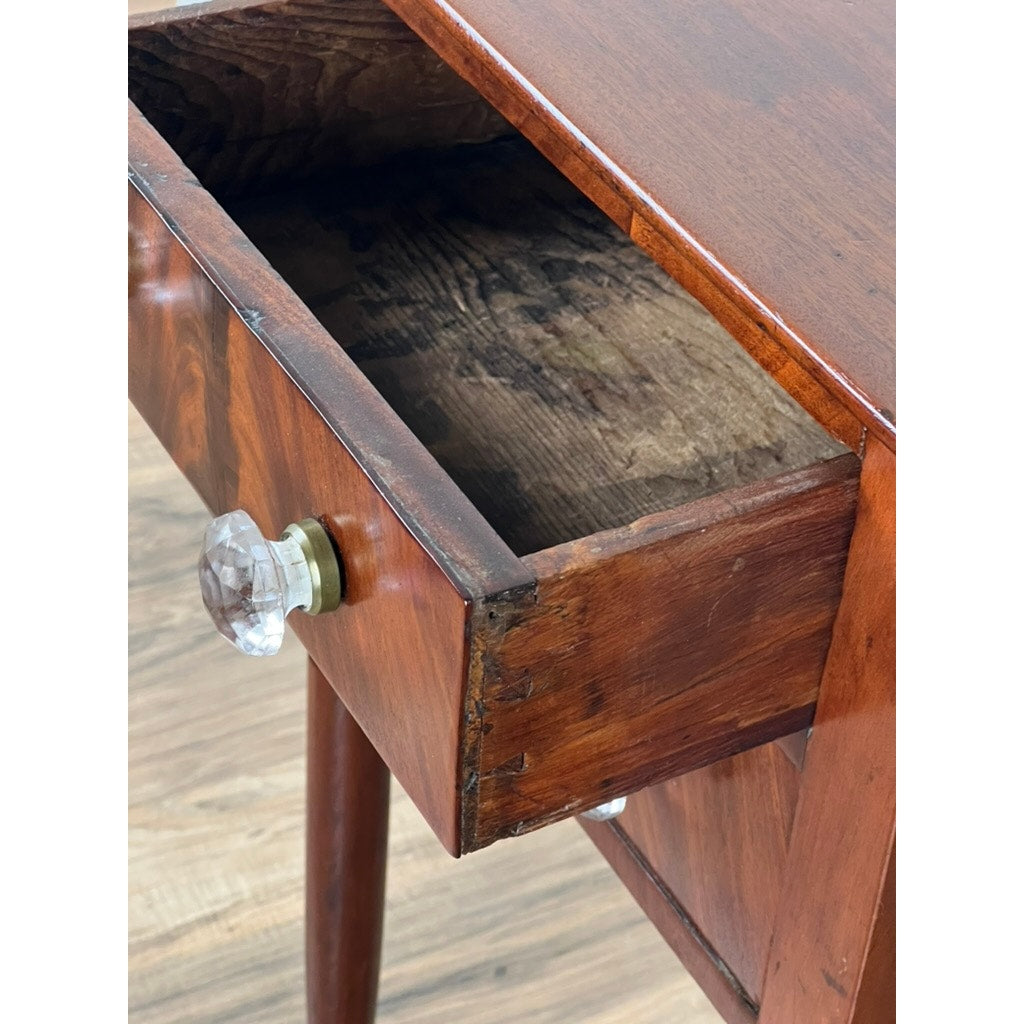 Antique Mahogany Federal Period Sheraton Two Drawer Stand c. 1820