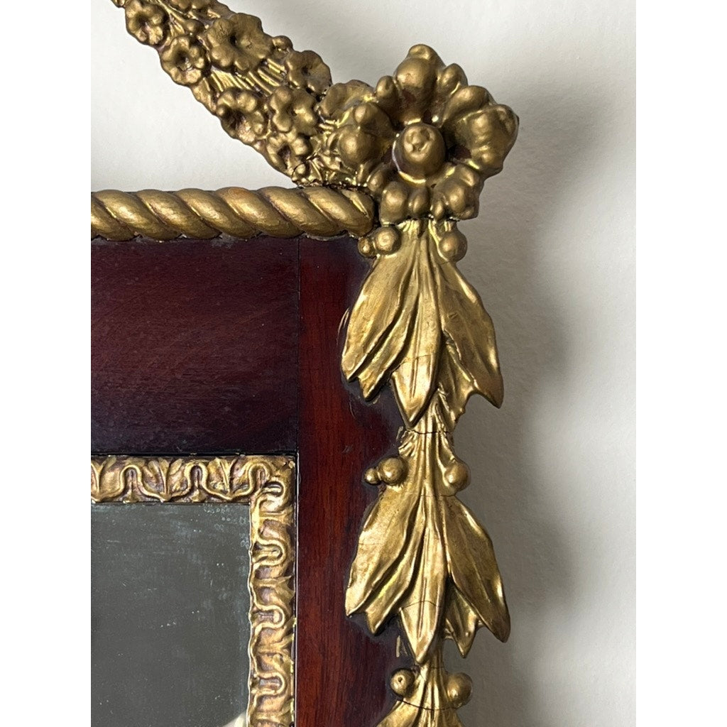 Fine Antique Federal Period Parcel Gilt Wall Mirror c. 1830