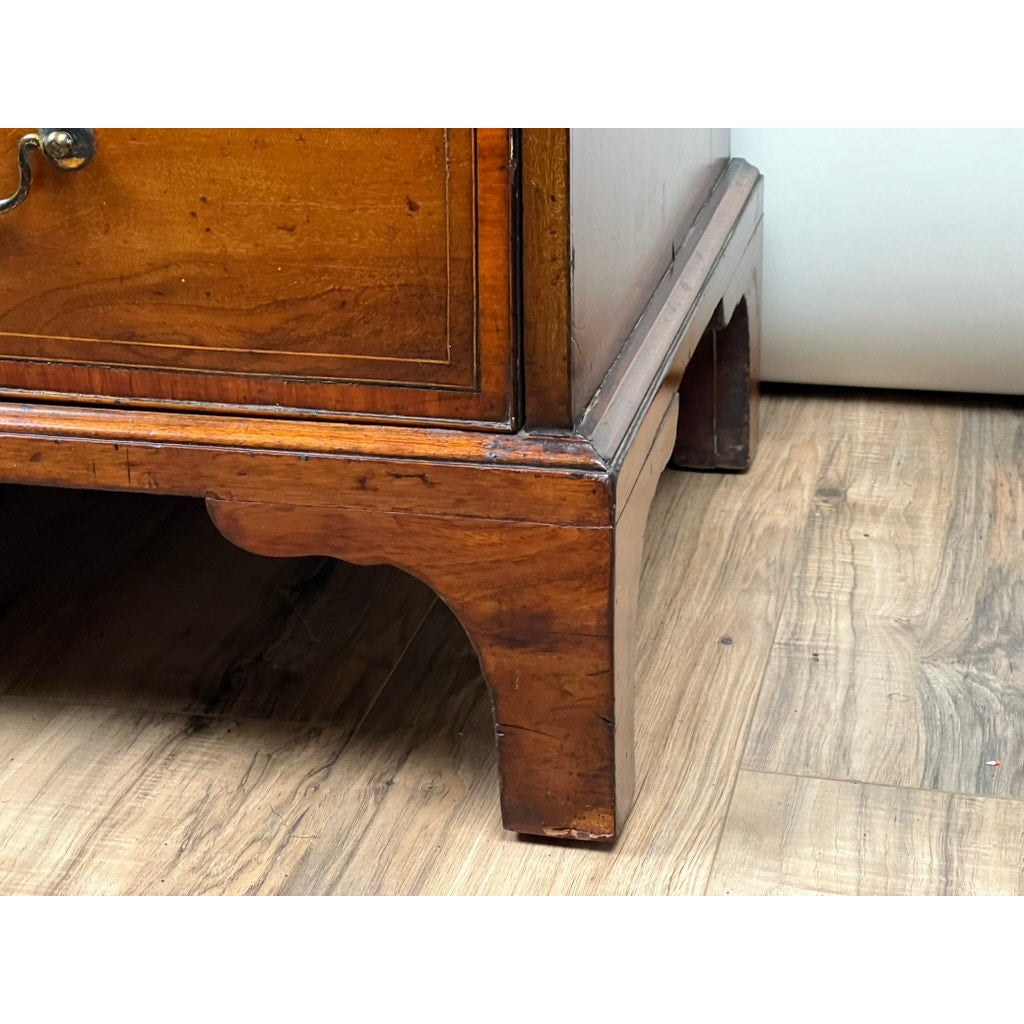Antique George III Mahogany Edge Banded Two Over Three Chest of Drawers c. 1800