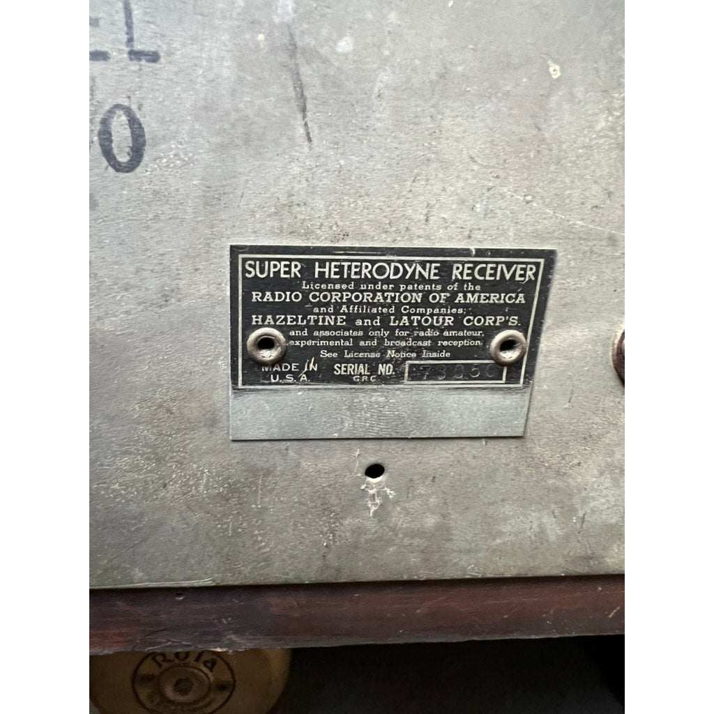 Rare Early Prohibition Art Deco RadioBar c. Early 1930s