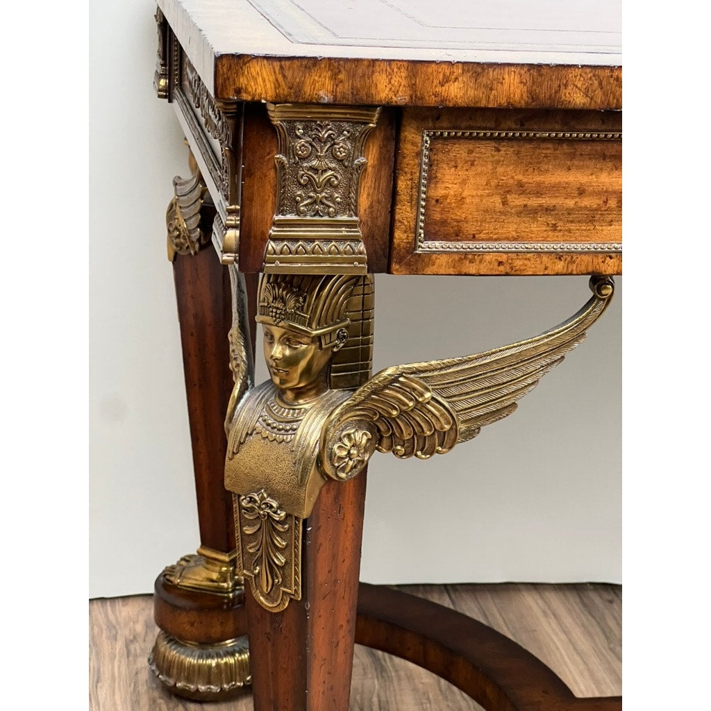 Vintage French Empire Style Partners Desk by Maitland Smith