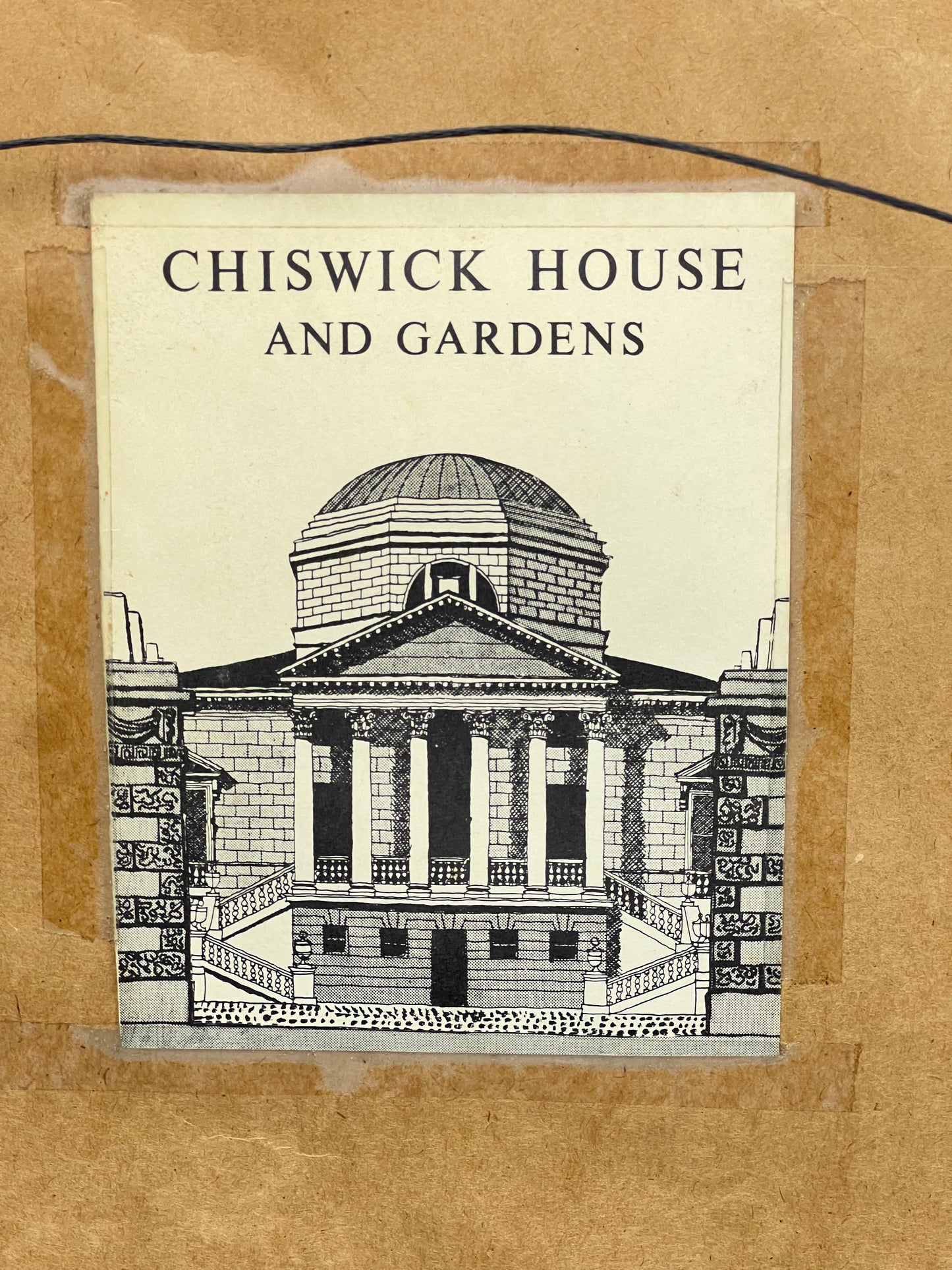 “The Duke of Devonshire’s Seat at Chiswick” Engraved for the Modern Universal British Traveler, Framed Print