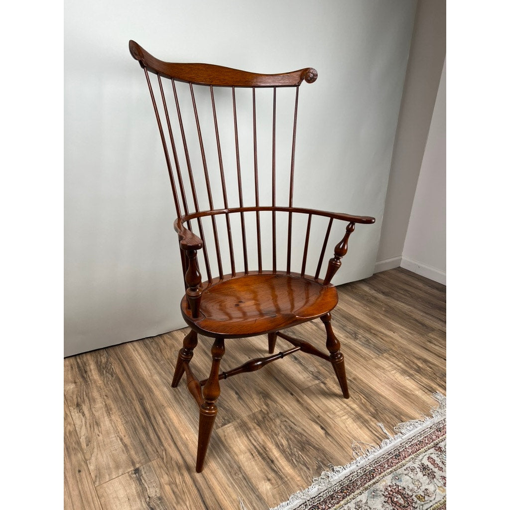 Vintage D.R. Dimes Comb Back Windsor Arm Chair
