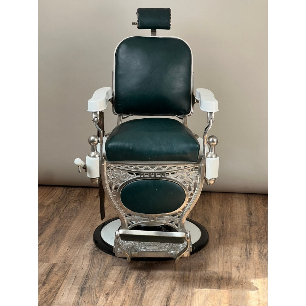 Antique Porcelain Theo A Kochs, Chicago Barber Chair c. 1920