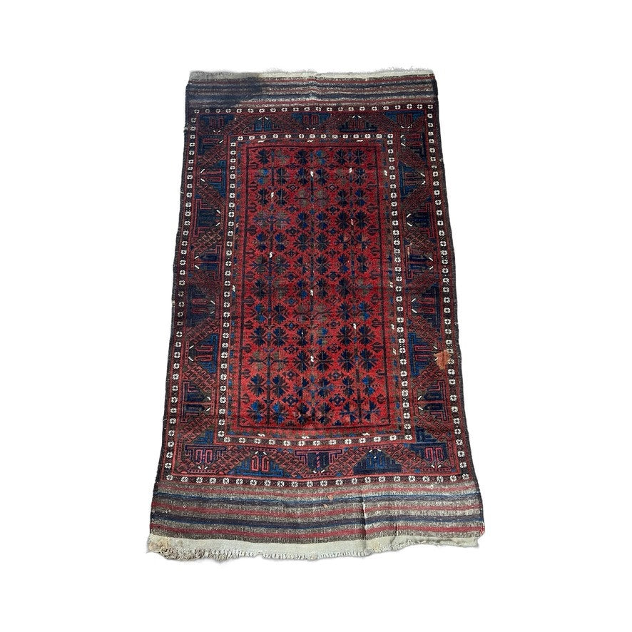 Antique Baluch Khorosan Rug c. Late 19th Century 3’9 x 6’6