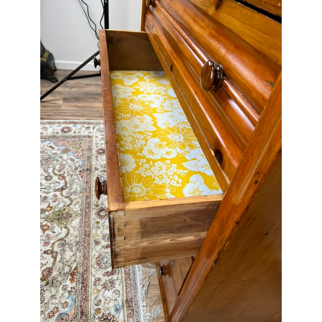 Antique Country Pine Butlers Secretary c. 1850