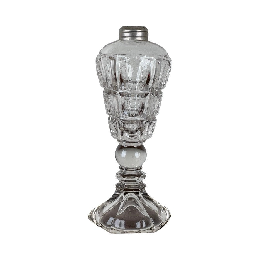 Antique Whale Oil Lamp Probably Westmoreland Glass Co. c. Mid 19th Century