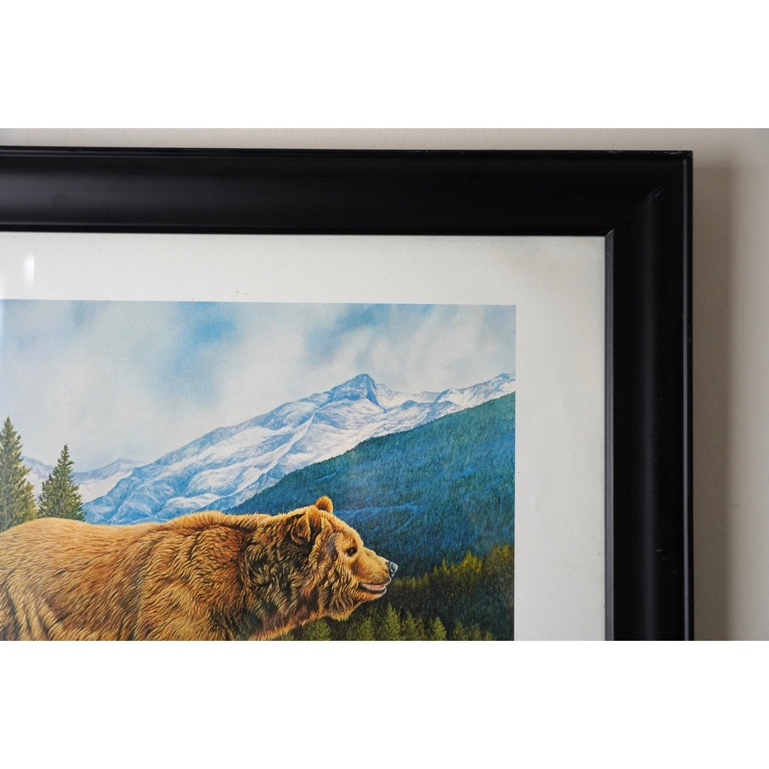 Limited Edition Print “Curious Trio” for Ruger North American by Frank Cable Signed and Numbered 186/950