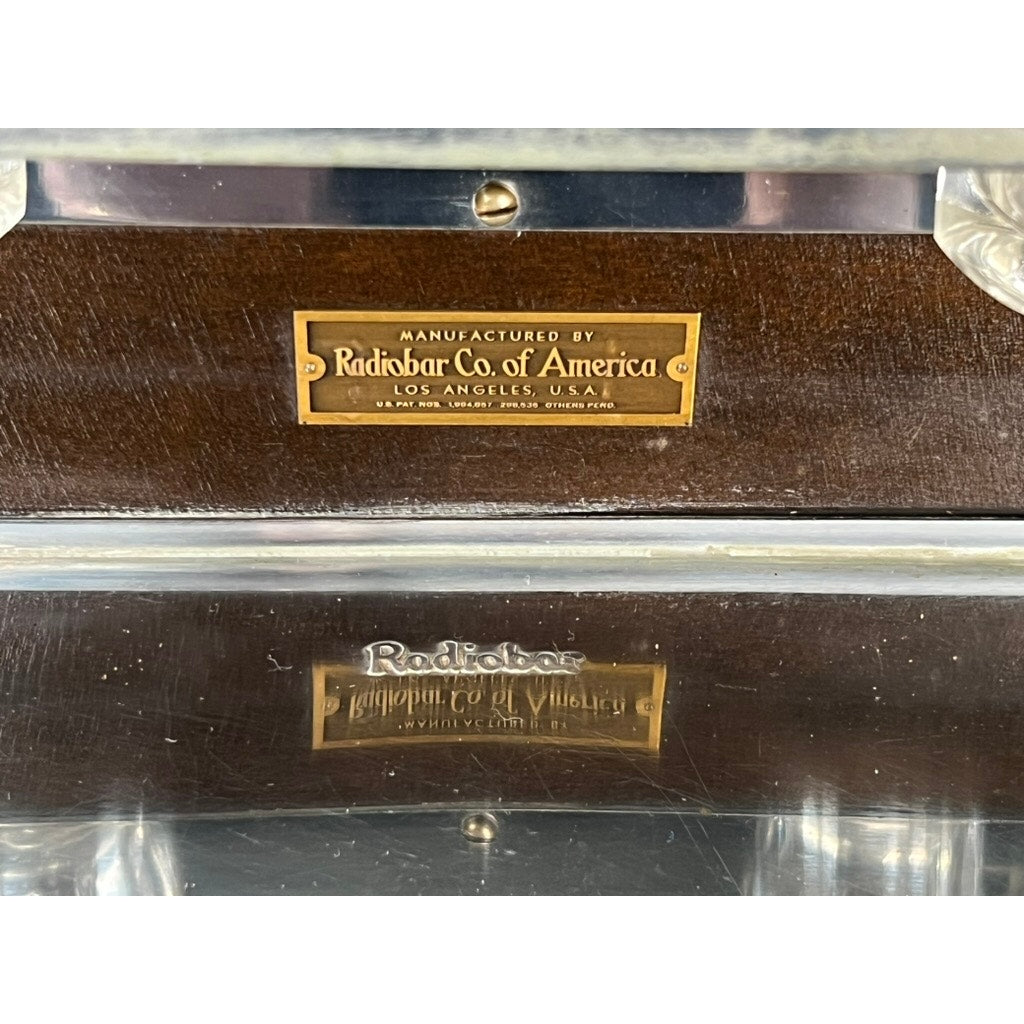 Rare Early Prohibition Art Deco RadioBar c. Early 1930s