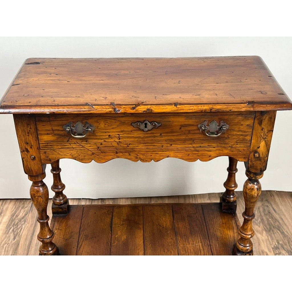 Vintage Oak Accessory Table by Yorkshire House