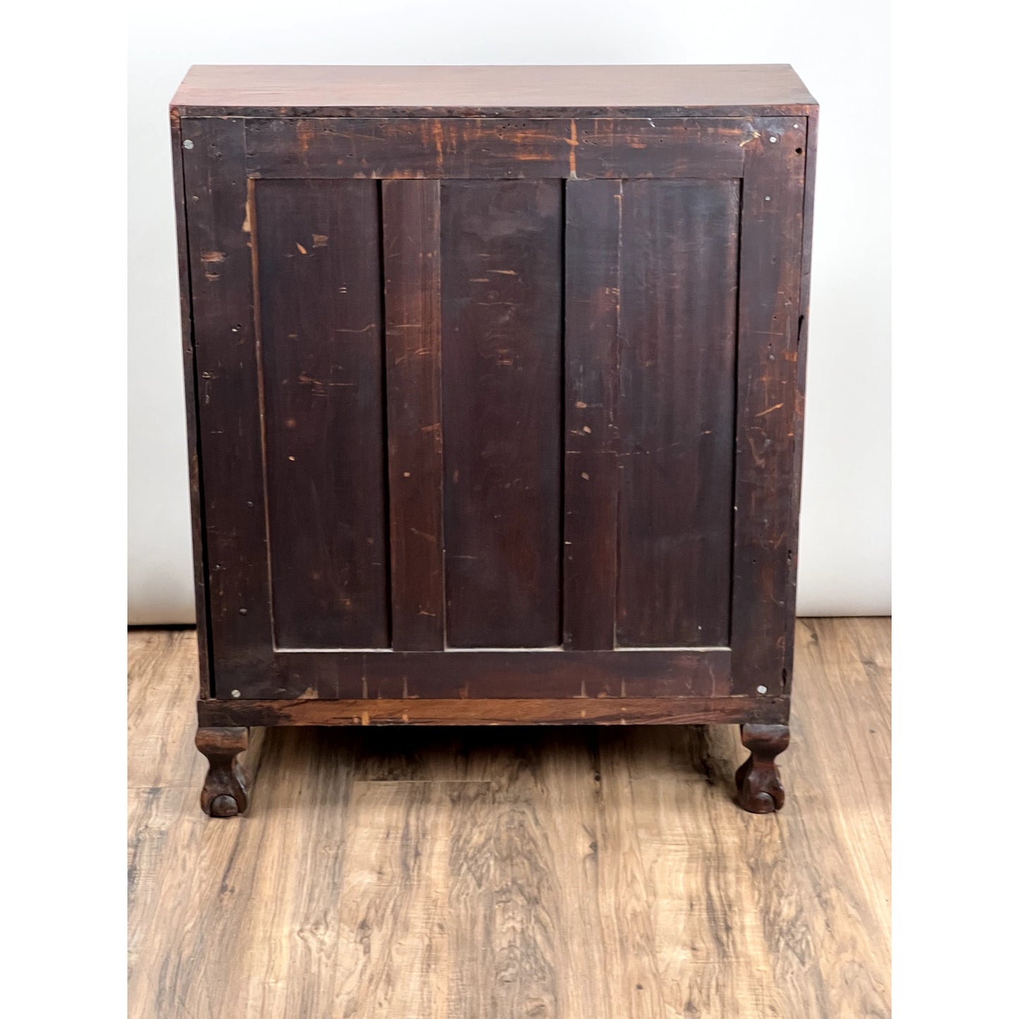 Antique Chippendale Style Mahogany Block Front Secretary c. 1910