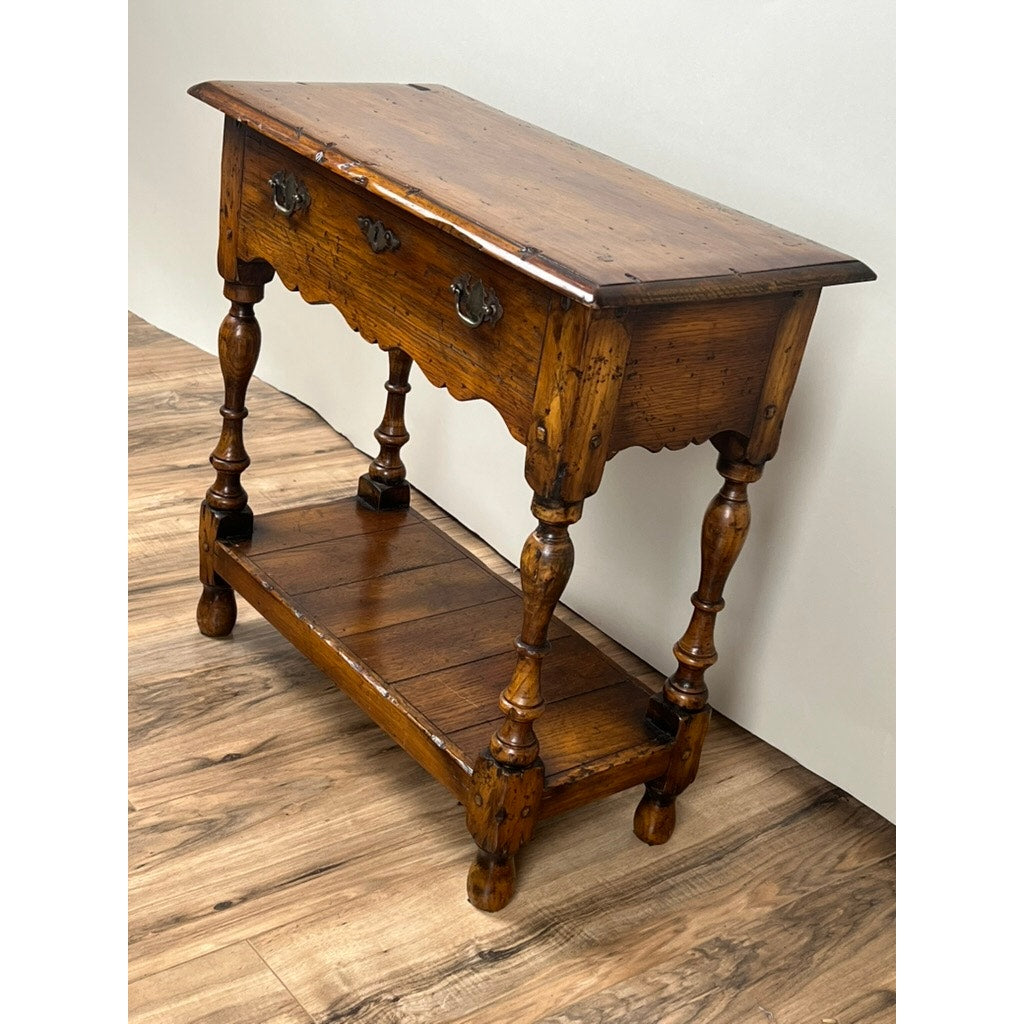 Vintage Oak Accessory Table by Yorkshire House