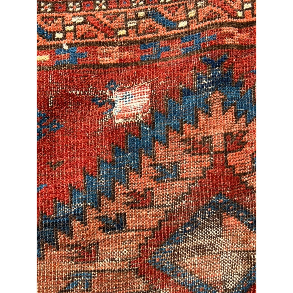 Antique Afghan Baluch Rug c. Mid 19th Century 5’4 x 8’8