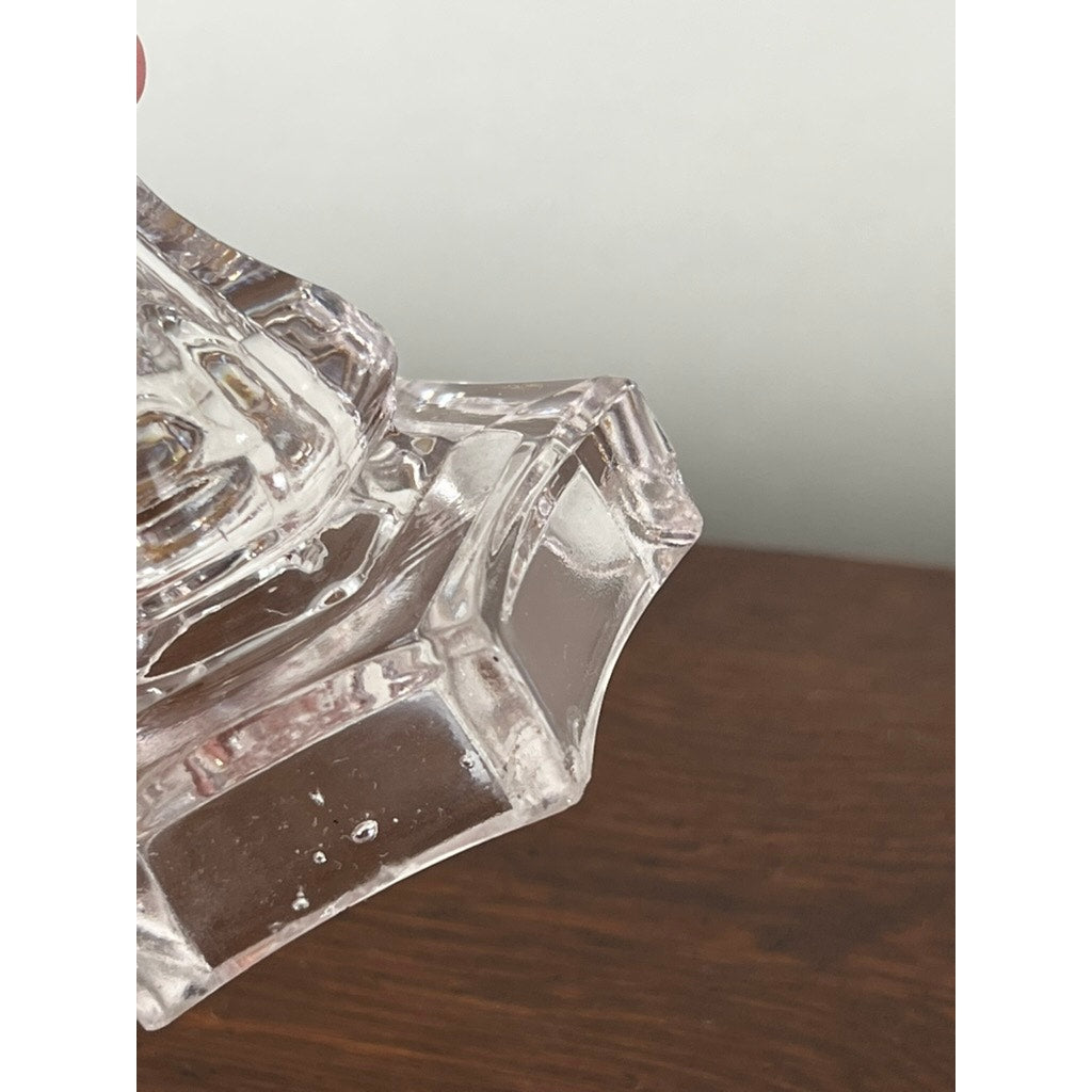 Antique Boston Sandwich Glass Whale Oil Lamp c. Mid 19th Century