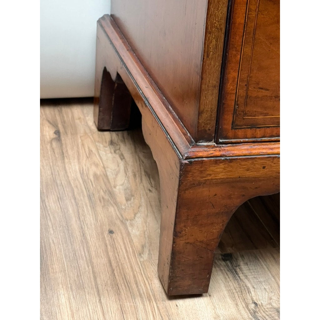 Antique George III Mahogany Edge Banded Two Over Three Chest of Drawers c. 1800