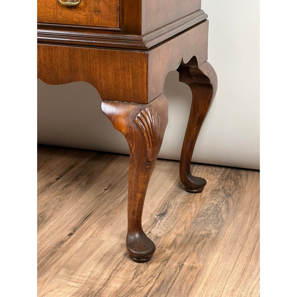 Vintage Mahogany Queen Anne Slant Front Secretary by Maddox c. 1950
