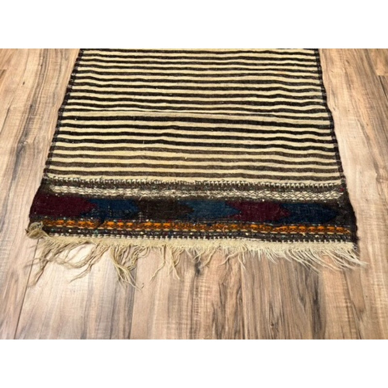 Antique Baluch Sofreh Rug c. Late 19th Century 2’2 x 4’7