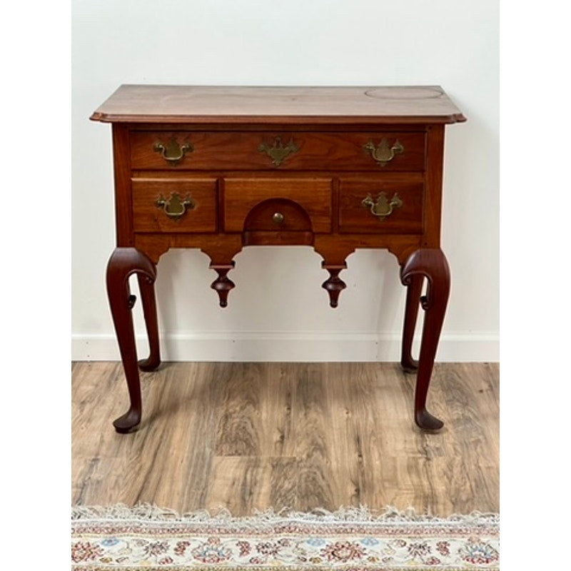 Vintage Bench Made Mahogany Lowboy by Ernest E. Schaible