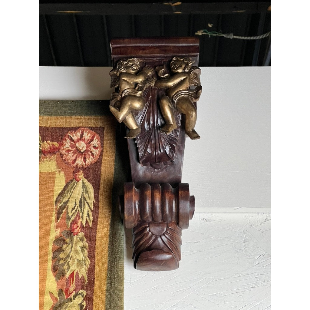 Vintage Fine Reproduction of Louis XIV Aubusson Tapestry “Portiere des Renommees”, Gobelins workshop of Jean Le Souet after Charles le Brun