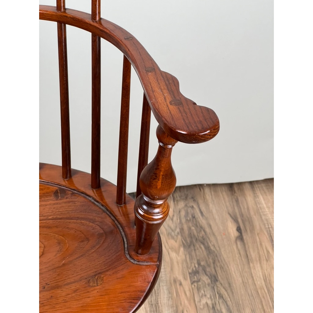 Vintage D.R. Dimes Comb Back Windsor Arm Chair
