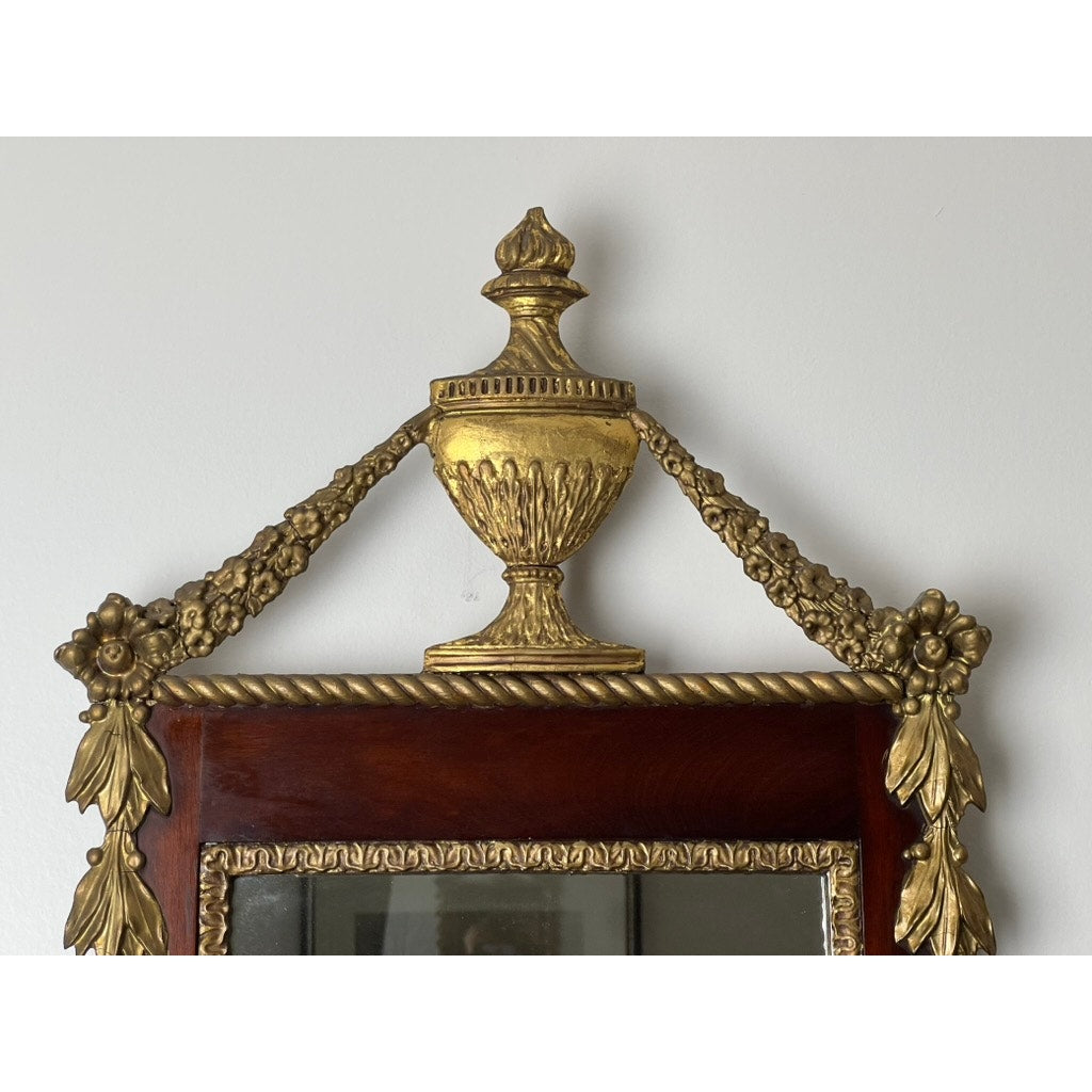 Fine Antique Federal Period Parcel Gilt Wall Mirror c. 1830