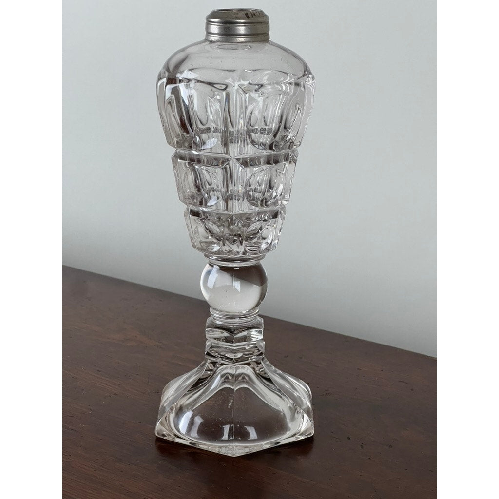 Antique Whale Oil Lamp Probably Westmoreland Glass Co. c. Mid 19th Century