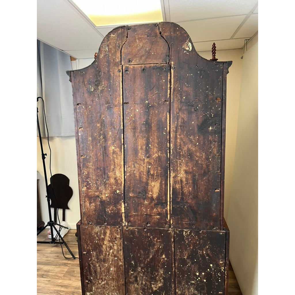 Rare Antique Chippendale Cherry Chest on Chest Attr. Nathan Booth, Woodbury CT c. 1760
