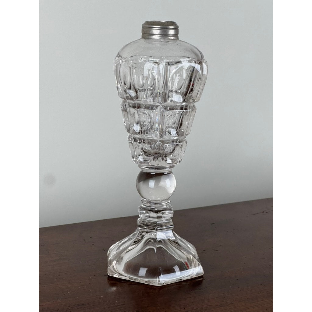 Antique Whale Oil Lamp Probably Westmoreland Glass Co. c. Mid 19th Century