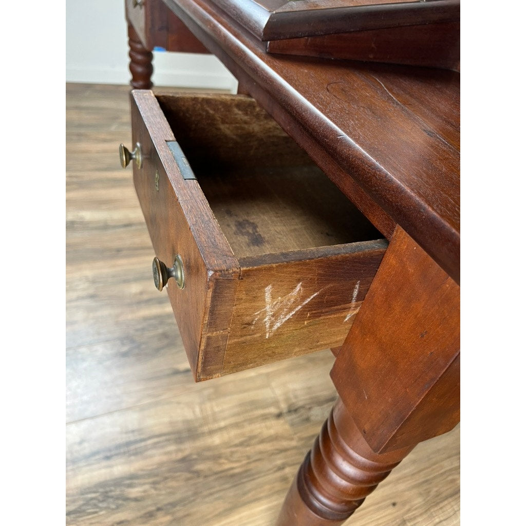 Antique Sheraton Mahogany Plantation Secretary c. Mid 19th Century