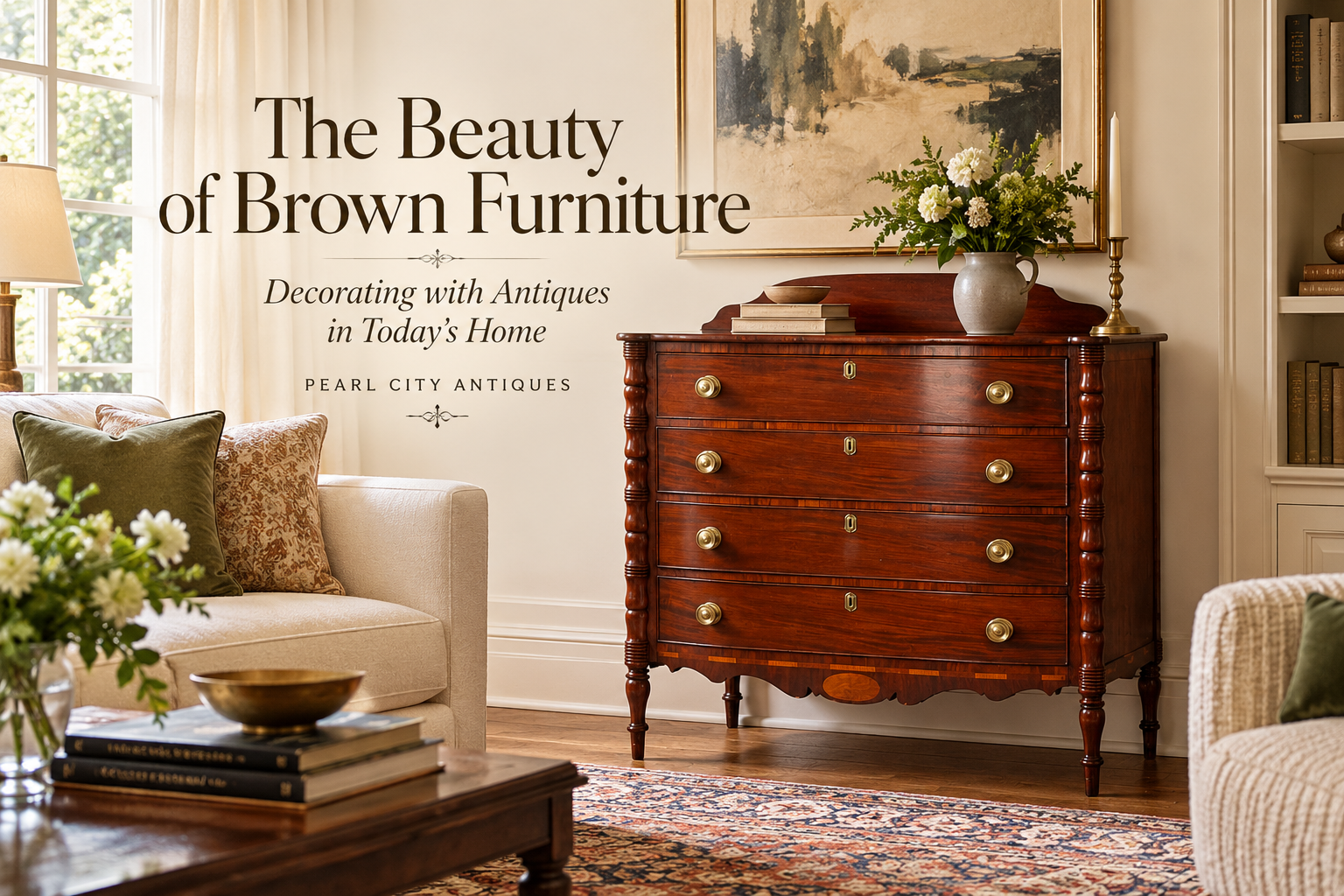 The Beauty of Brown Furniture: Decorating with Antiques in Today's Home