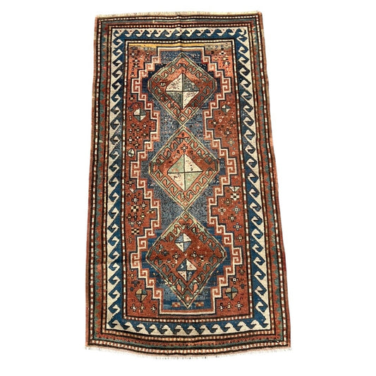 Fine Antique Lori-Pambak Kazak Rug, c. Late 19th Century – 3’ x 5’9”