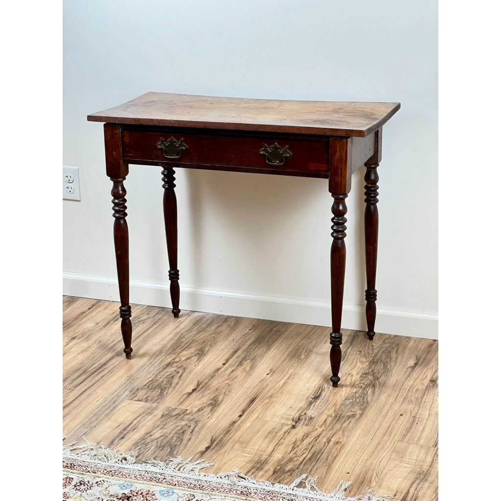 Antique Late 19th Century Italian Rustic Walnut Desk