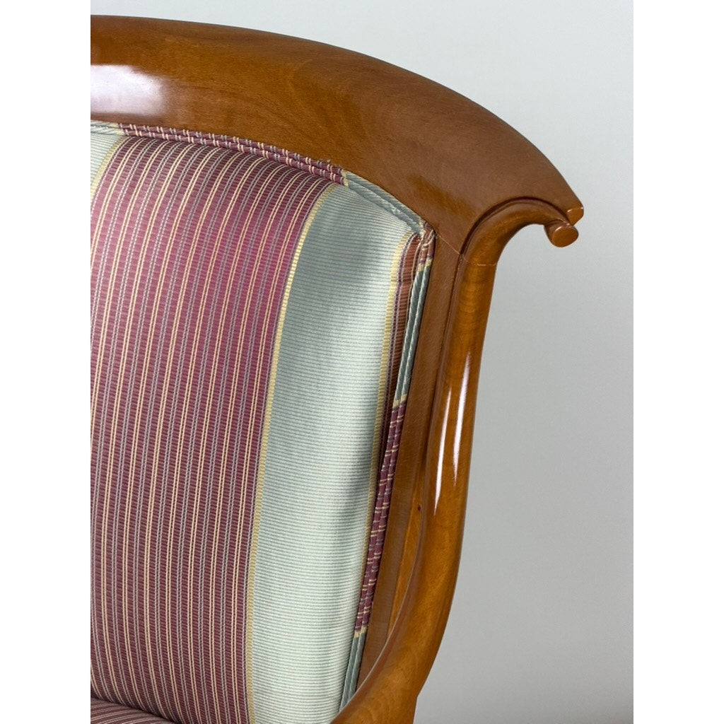 William Switzer French Empire Style Beechwood Armchair