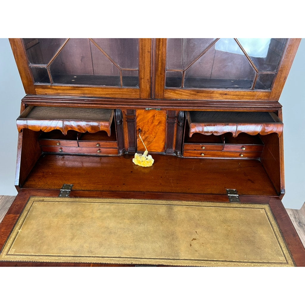 Antique George III Secretary with Bookcase c. Late 18th Century