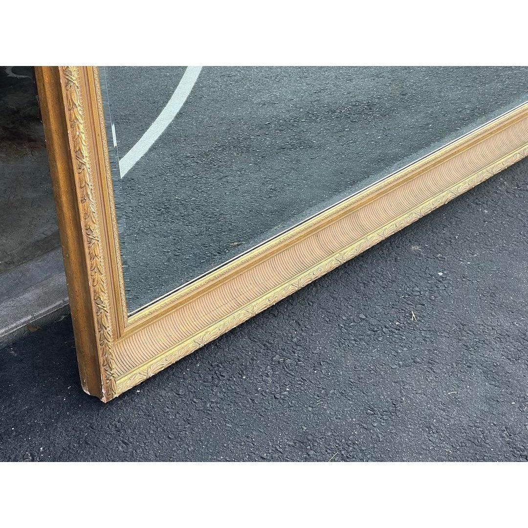 Vintage Large Beveled Glass Gilt Mirror 43 x 55