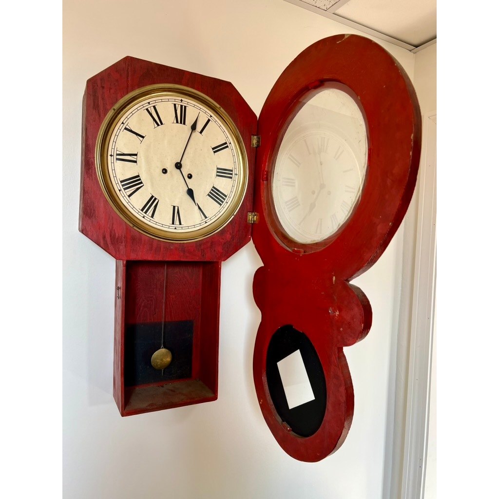 "Jolly Tar" Tobacco Advertising Wall Clock After Baird Clock Co.