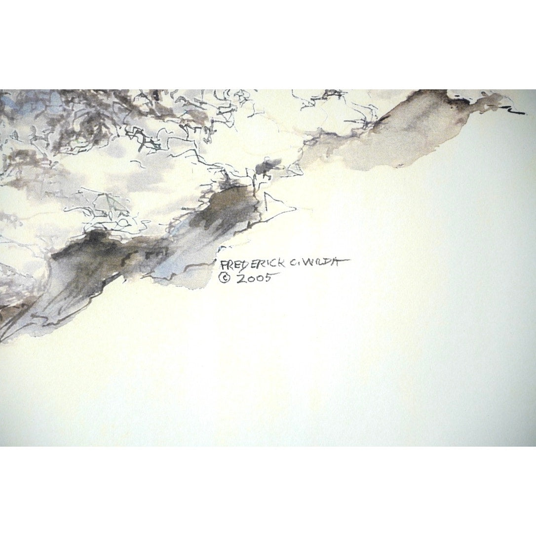 Limited Edition Print “Chabazite Lane Quarry Northfield MA.” Signed and Numbered Fredrick C. Wilda 3/30
