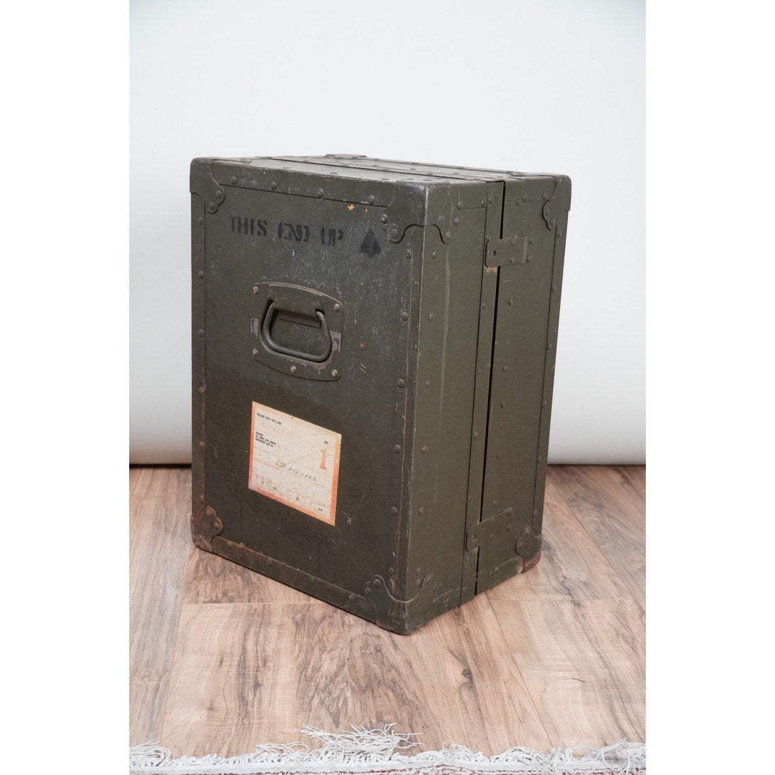 Vintage MIL-C-4710 Multi-drawer Spare Parts Cabinet from Westover AFB