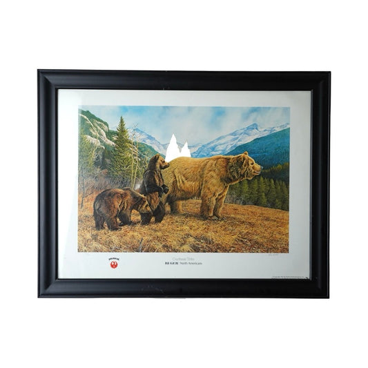Limited Edition Print “Curious Trio” for Ruger North American by Frank Cable Signed and Numbered 186/950