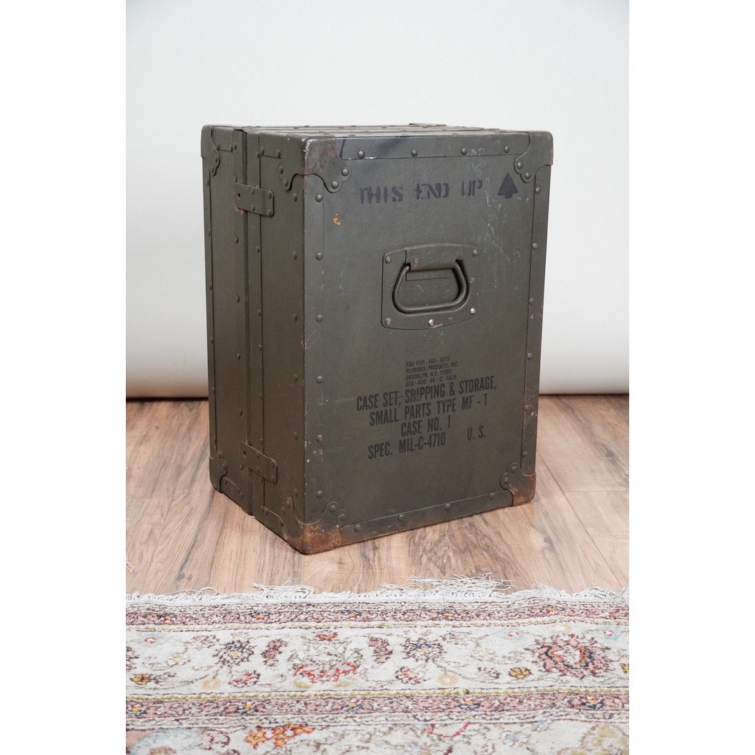 Vintage MIL-C-4710 Multi-drawer Spare Parts Cabinet from Westover AFB