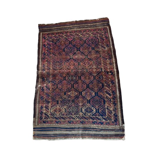 Antique Baluch Tribal Rug, c. Mid-19th Century – Approx. 3’6” x 5’10”