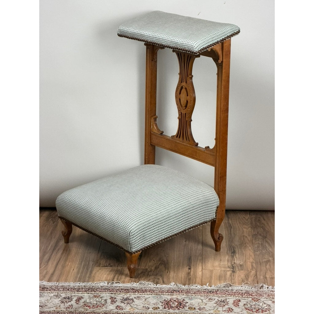 Continental Neoclassical Prie-Dieu Prayer Chair, First Half 19th Century