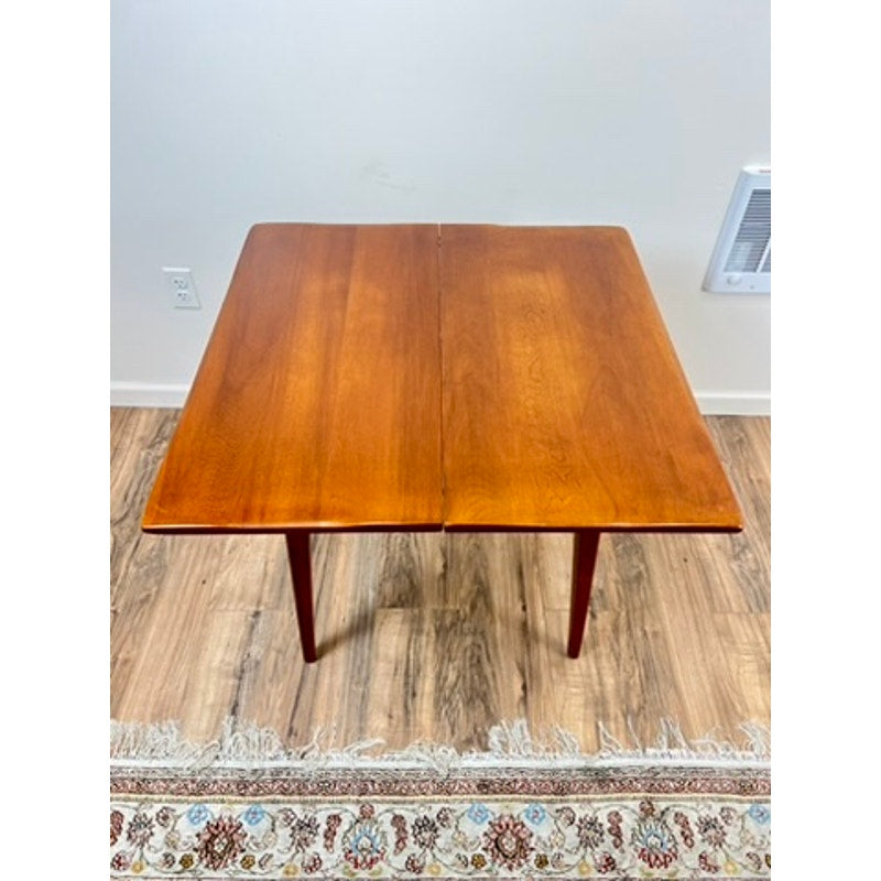 Vintage Mid-Century Rock Maple Game Table by Cushman