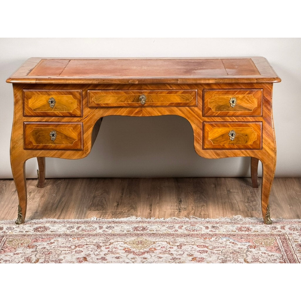 Late 18th Century South German Walnut Marquetry Writing Desk, c. 1780