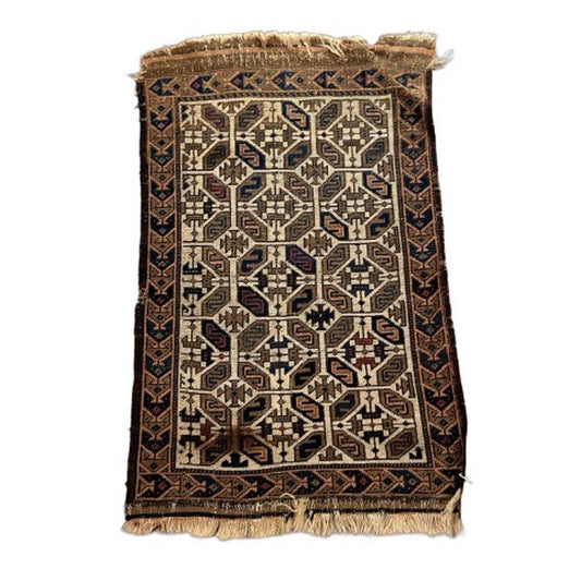Antique Baluch Balisht Rug c. Mid 19th Century 2 x 3