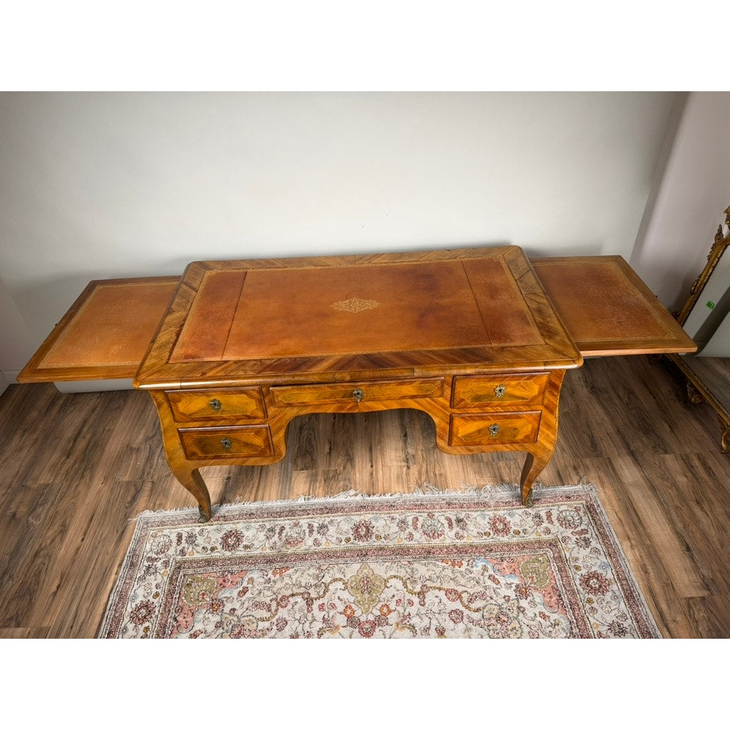 Late 18th Century South German Walnut Marquetry Writing Desk, c. 1780