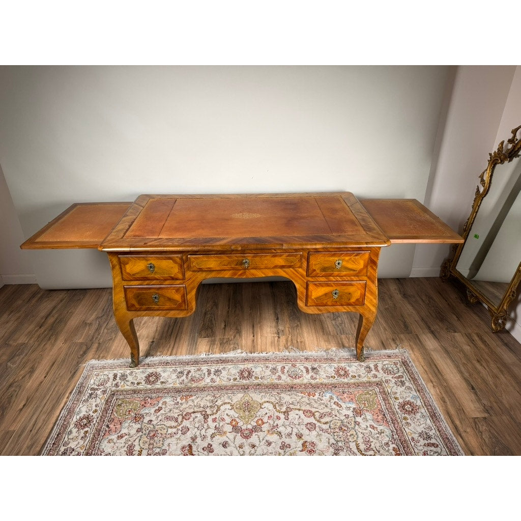 Late 18th Century South German Walnut Marquetry Writing Desk, c. 1780