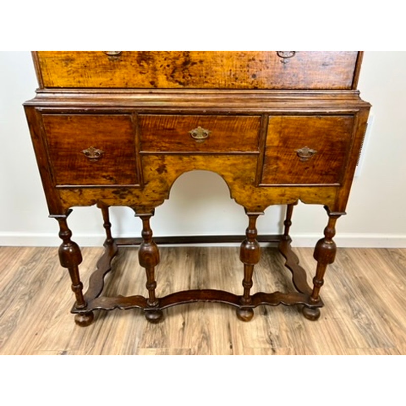 Antique Early 18th Century William & Mary Highboy