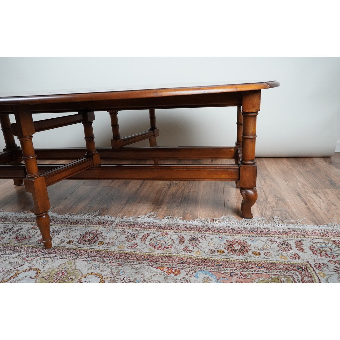 Vintage Cherry Drop Leaf Cocktail Table by Drexel Heritage